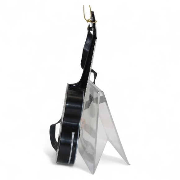 Elvis Presley Illuminated Musical Ornament "Ill Be Home For Christmas" Guitar De - Picture 4 of 4